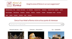 Desktop Screenshot of hoteldiroma.info